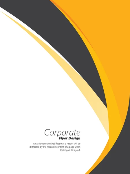 Obchodní flyer šablony nebo firemní banner, plakát, brožura vektor šablona návrhu. Stock Vektory