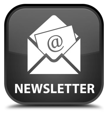 Bülten siyah kare düğme