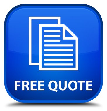 Ücretsiz fiyat teklifi mavi kare düğme