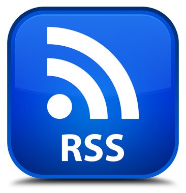 RSS mavi kare düğme