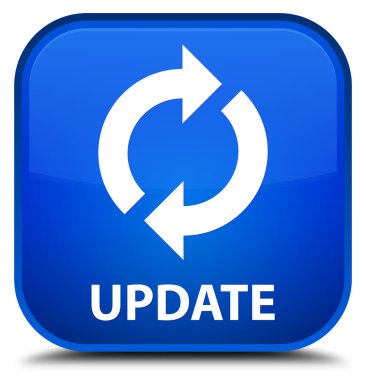 Güncelleştirme mavi kare düğme