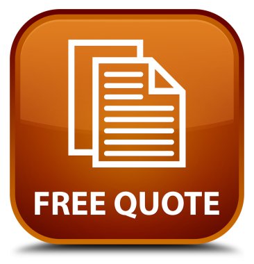 Ücretsiz fiyat teklifi kahverengi kare düğme