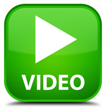 Video yeşil kare düğmesi