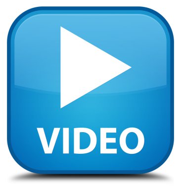 Video camgöbeği mavi kare düğmesi