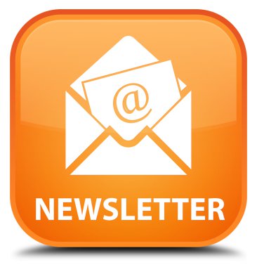 Bülten turuncu kare düğme