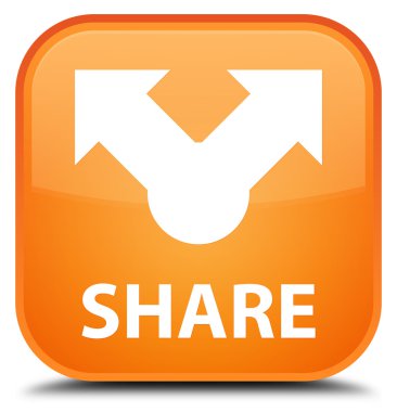 Paylaş turuncu kare düğmesi