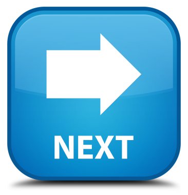 Sonraki camgöbeği mavi kare düğme