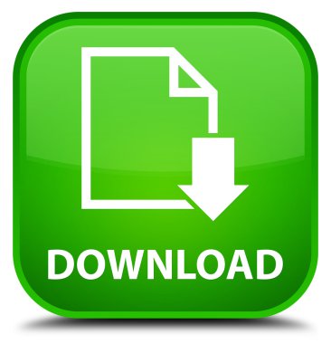 Download (Belge simgesi) yeşil kare düğme