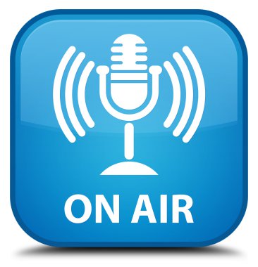 Hava (mikrofon simgesi) camgöbeği mavi kare düğmesini