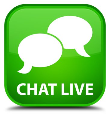 Sohbet canlı yeşil kare düğme