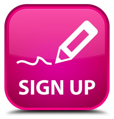 Pembe kare düğmesini yukarı işaret