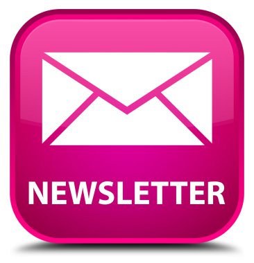 Bülten pembe kare düğme