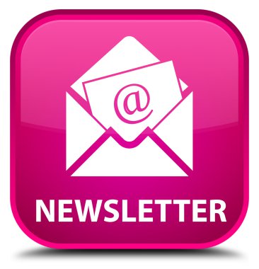 Bülten pembe kare düğme