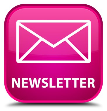 Bülten pembe kare düğme