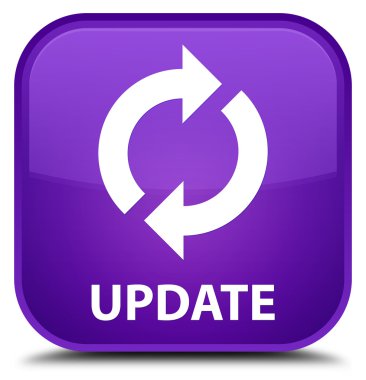 Güncelleştirme mor kare düğme