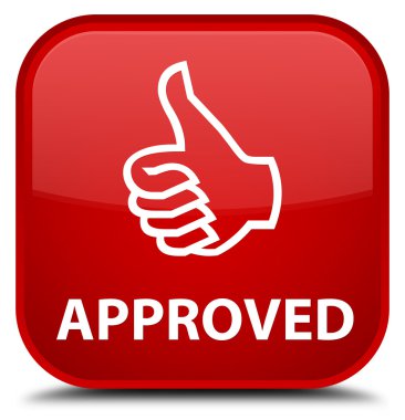 (Simge Yaşasın) kırmızı kare düğmesi onaylı