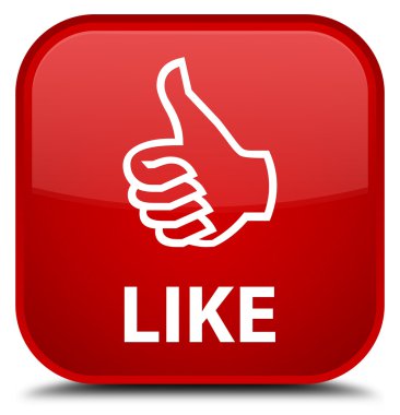 Kırmızı kare düğmesinin