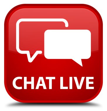 Sohbet canlı kırmızı kare tuşuna