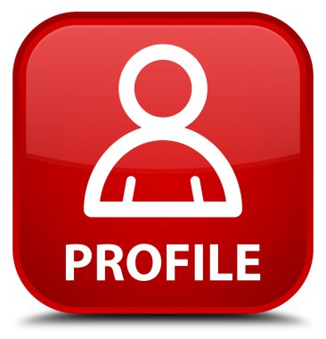 Profil (üye simgesi) kırmızı kare düğme