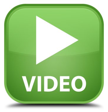 Video yumuşak yeşil kare düğmesi