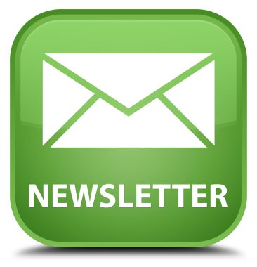 Bülten yumuşak yeşil kare düğme