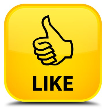 Sarı kare düğmesinin