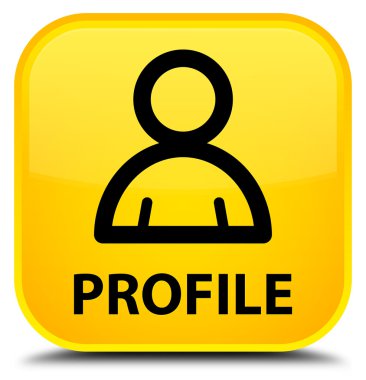 Profil (üye simgesi) sarı kare düğme