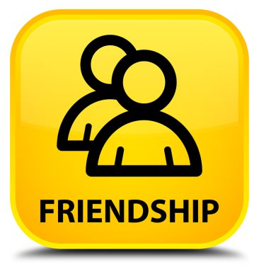 Dostluk (grup simgesi) sarı kare düğme