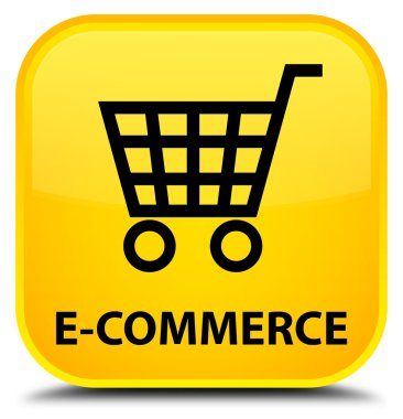 E-ticaret sarı kare düğme