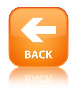 Geri parlak turuncu kare düğme yansıyan