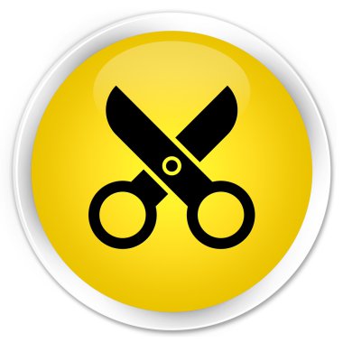 Makas kutsal kişilerin resmi sarı düğme