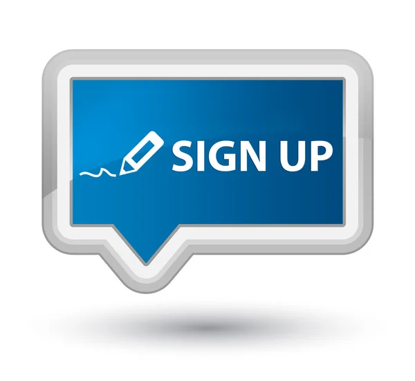 Sign Up (pen pictogram) — Stockfoto