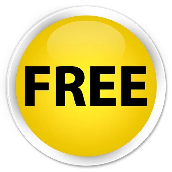 Free yellow button — Stock Photo, Image