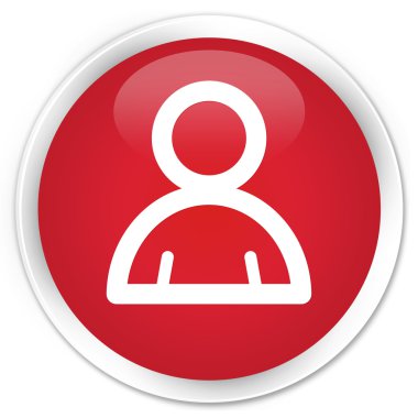 Üye kırmızı kutsal kişilerin resmi düğme