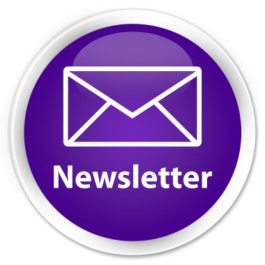 Bülten (e-posta simgesi) mor düğme