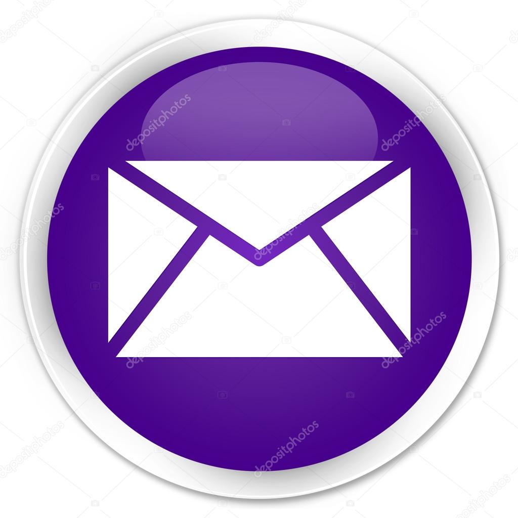 Email icon purple button