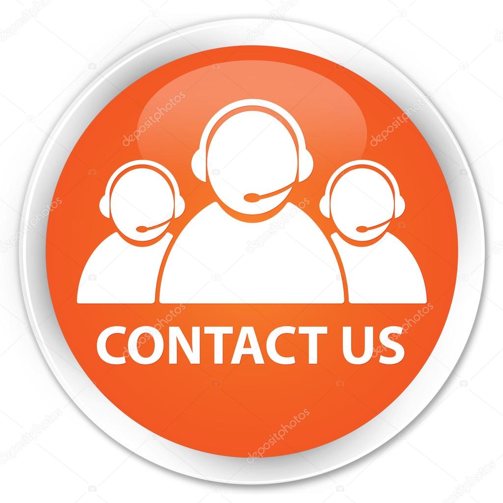 Contact us orange button