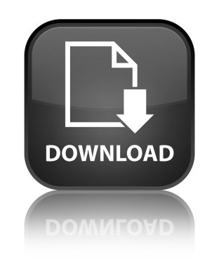 Parlak siyah yansıyan kare düğme download