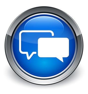 Referansları kutsal kişilerin resmi parlak mavi düğme