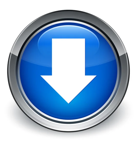 Озил (стрелка вниз) - синяя кнопка — стоковое фото