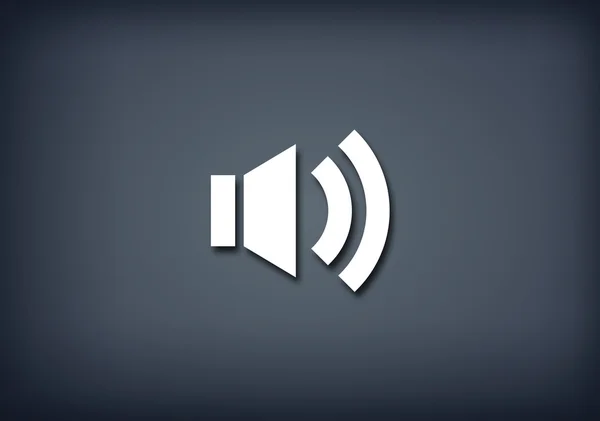 Icono de volumen de audio — Foto de Stock