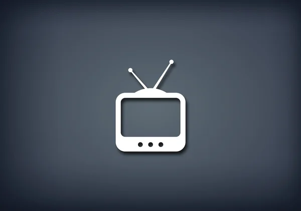 Ikona TV — Stock fotografie
