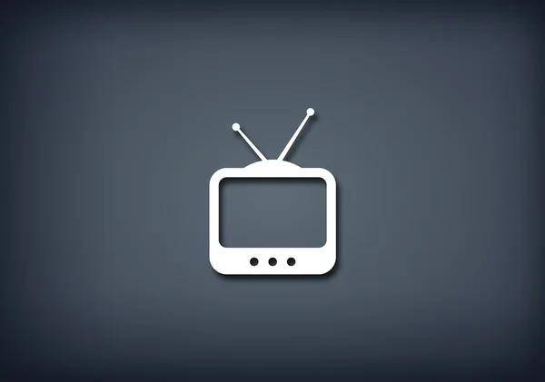 TV icon — Stock Photo, Image