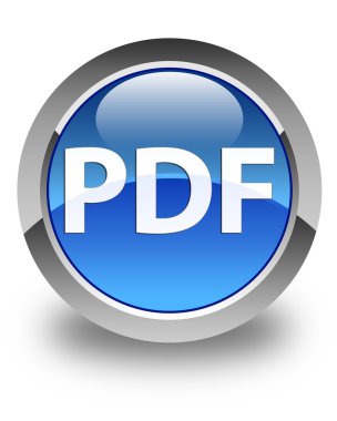 PDF parlak mavi yuvarlak düğme