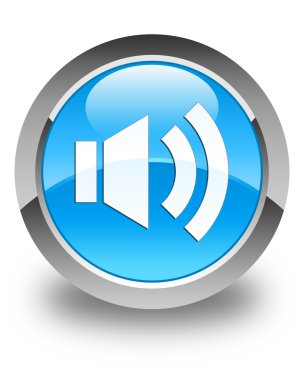 Birim simgesini parlak mavi mavi yuvarlak düğmesi