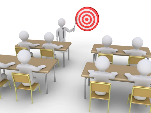 Professional training for target Stock Image