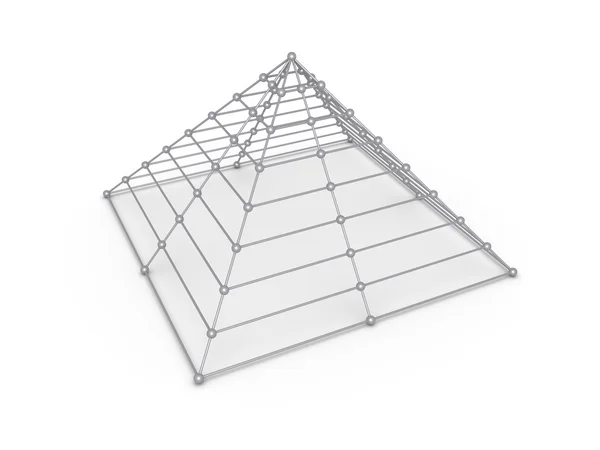 Pyramide der Kugeln — Stockfoto