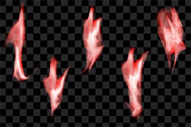 Kırmızı efekt element tasarımı kaynak sıcak ateş soyut eps vektör düzenlenebilir