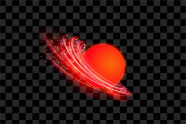 Kırmızı ateş efekti koleksiyon elementi seri alev yakma vektörü düzenleyebilir hale getirir