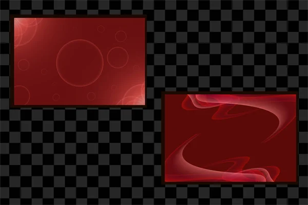 Set Van Donkerrode Achtergrond Abstracte Special Effect Voor Banner Web — Stockvector